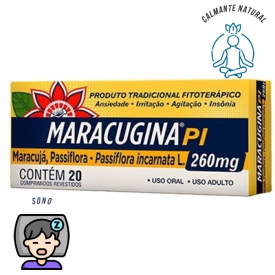 Maracugina PI 260 MG 20 comprimidos